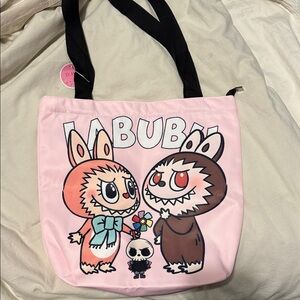 Pink Labubu Tote Bag (not Popmart)